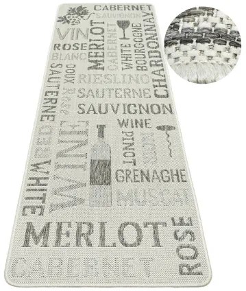 Koberec / Behúň FLEX 19118/P19 hnedý / krémový