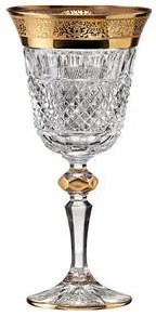 Bohemia Crystal ručne brúsené poháre na biele víno Felicie Romantic 17