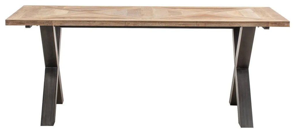 Stôl Moscal 200 x 100 x 78 black&natural
