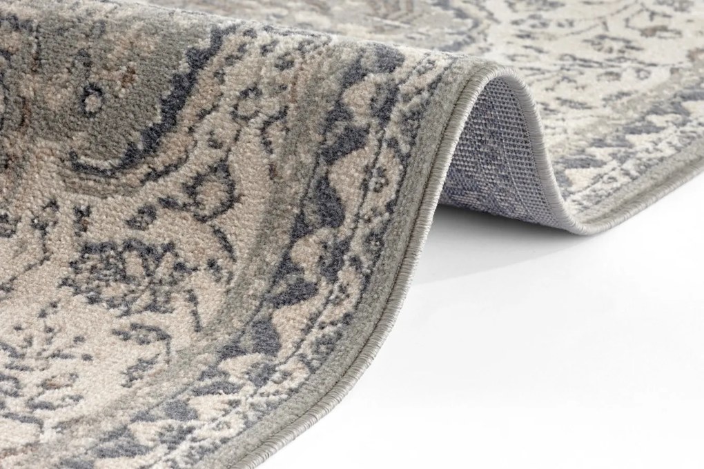 Hanse Home, Kusový koberec Terrain 105604 Orken Grey Cream, 200x280, šedá, obývacia izba