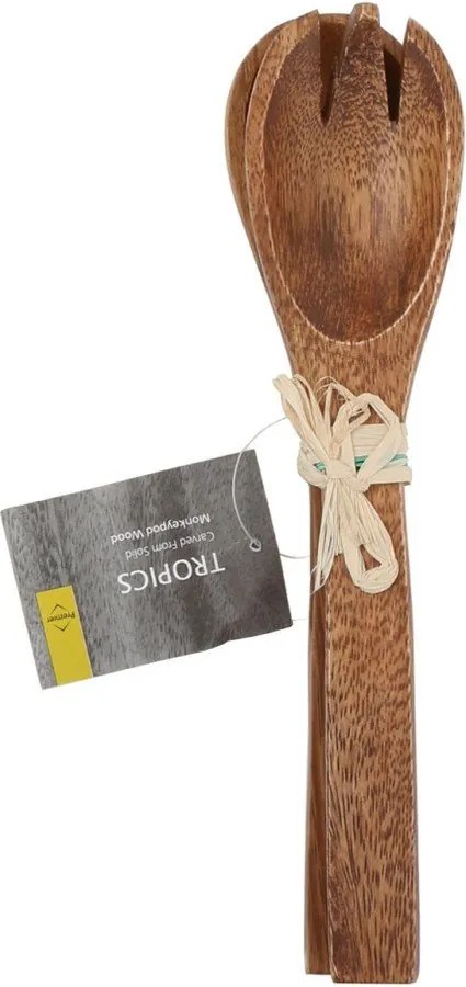 Šalátový príbor z akáciového dreva Premier Housewares Socorro