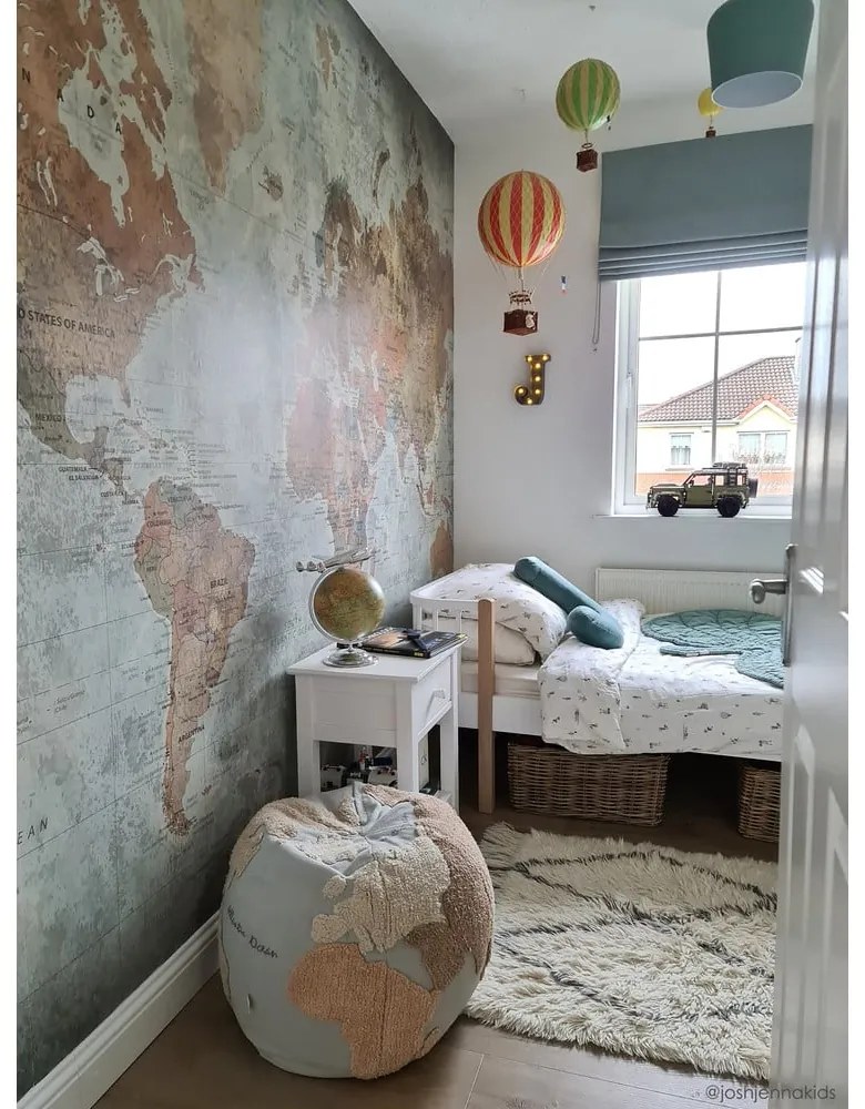 Krémový prateľný ručne tkaný vlnený koberec 80x140 cm Berber Soul – Lorena Canals