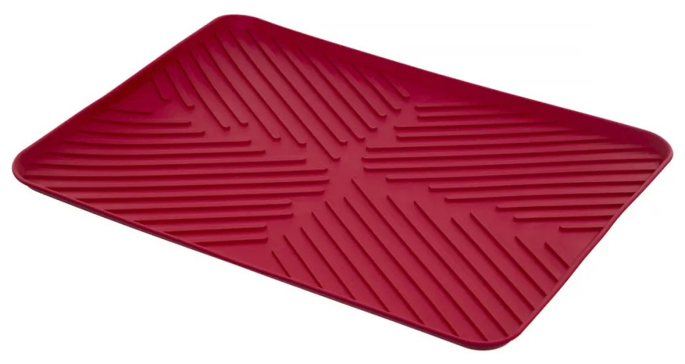 Odkvapkávacia podložka na riad 5Five 1080, červená