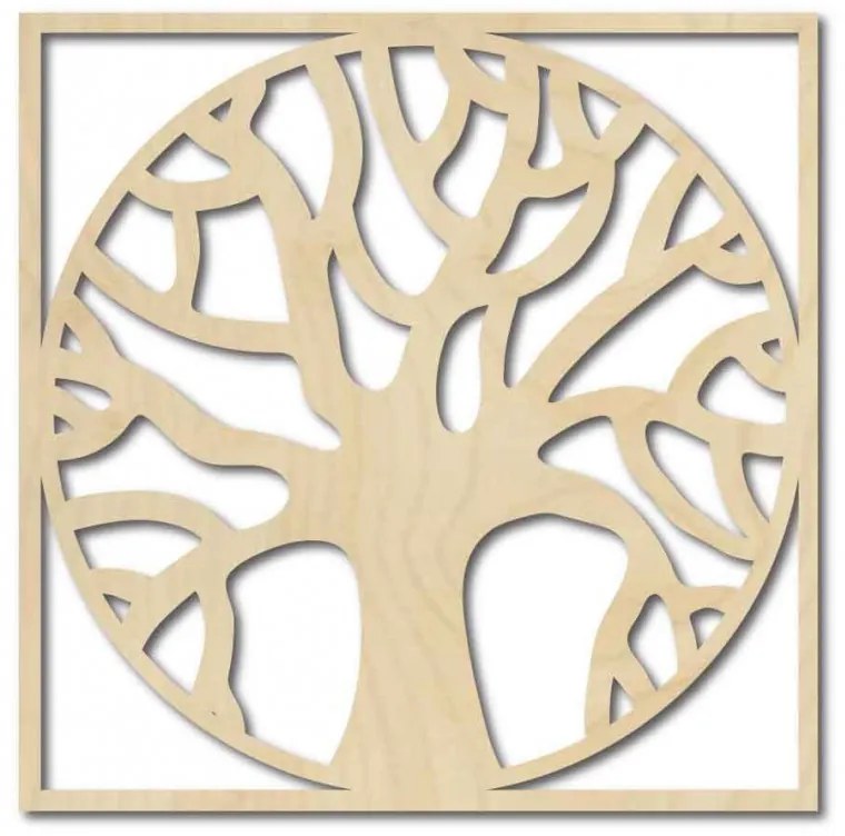 Moderný drevený obraz na stenu z preglejky I SENTOP PR0384-A plywood