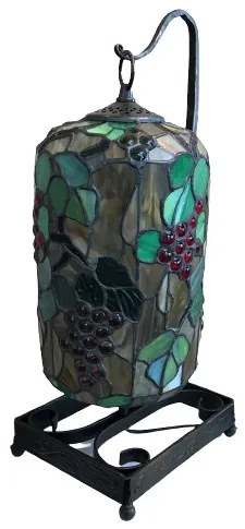 Dekoračná stolná Tiffany lampa GRAPE 45*Ø17