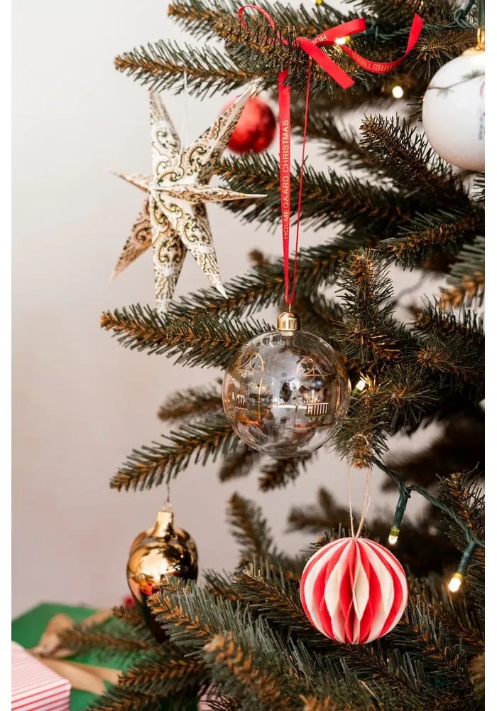 Sklenená ručne fúkaná vianočná ozdoba ø 8 cm Annual Christmas Bauble – Holmegaard