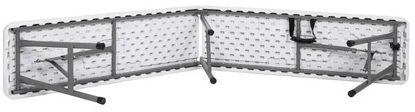 Skladací stôl 180x74x74 cm s lavicami SPRINGOS GF0099