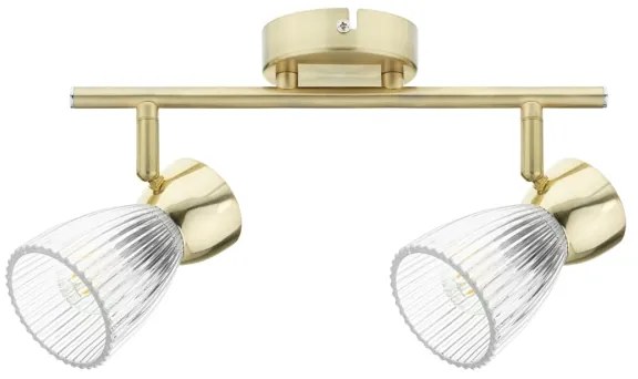 Bodové svietidlo BEST 2xE14/40W/230V zlatá