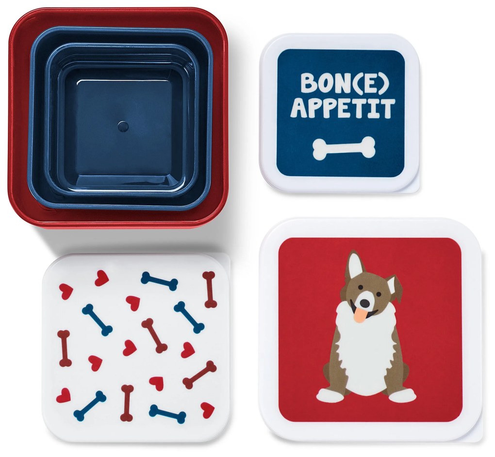 Dózy na krmivo, 3 ks