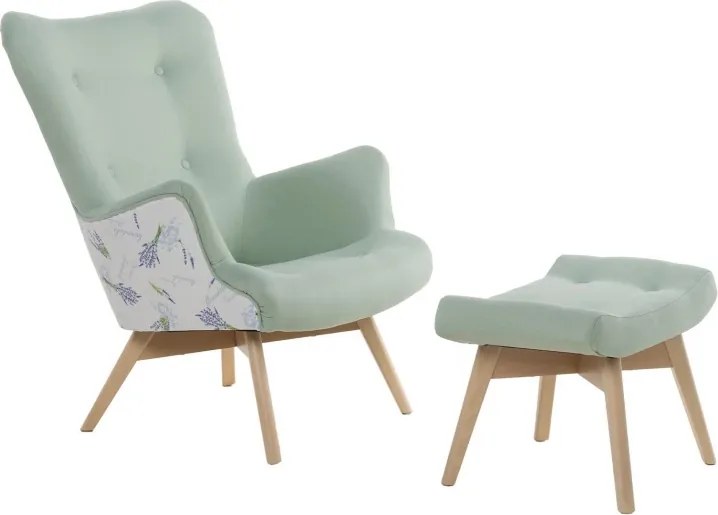 Kreslo Grande s podnožkou, Martin12 / orech