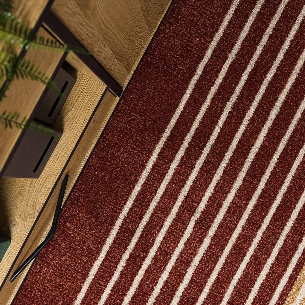 Kusový koberec Fusion 0810 beige/terra, 200x290, viacfarebná, kancelária, Dywany Łuszczów