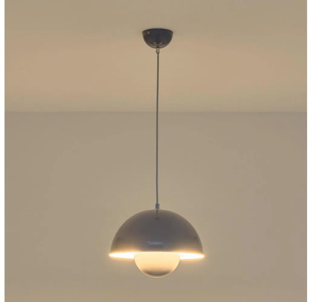 Luster na lane JARDEN 1xE27/15W/230V sivý