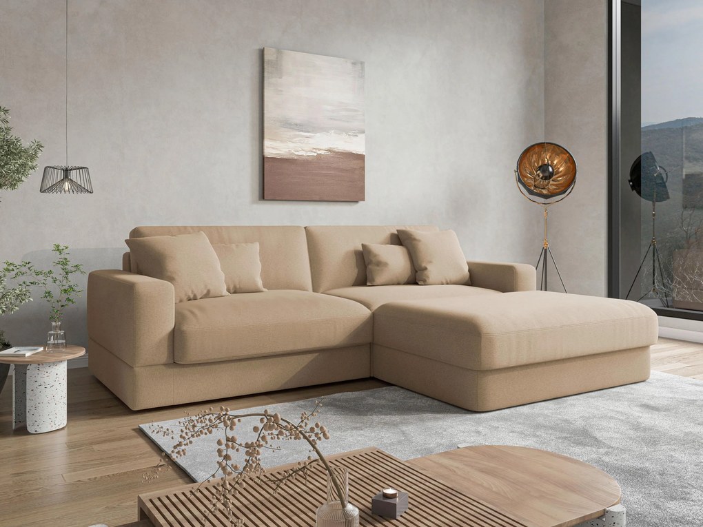XXXLutz ROHOVÁ SEDAČKA, textil, piesková Sit & More - Sedačky - 000144027403
