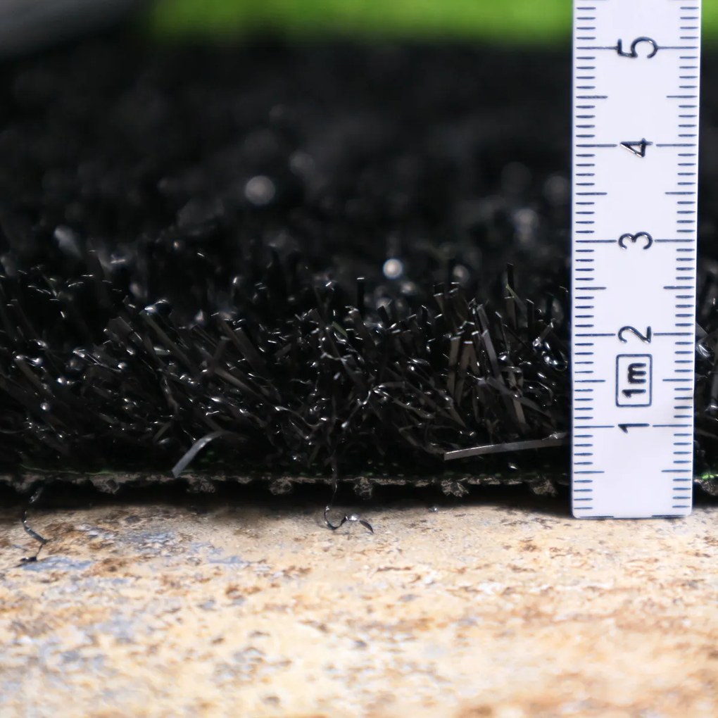 Europe Grass, Umelá tráva PartyGrass Black, vyrezať kruh, šíře 4m, čierna