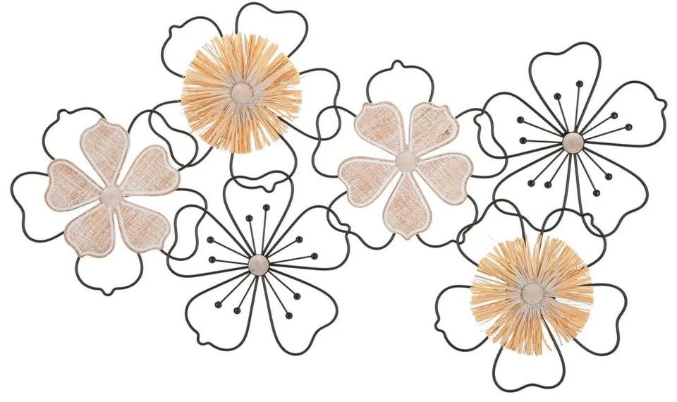 Kovová nástenná dekorácia 75x42 cm Itis – Mauro Ferretti