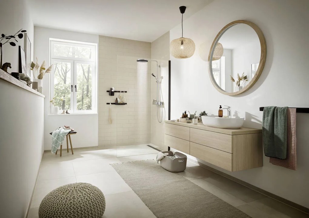 Hansgrohe Pulsify S, Showerpipe 260 1jet s termostatom ShowerTablet Select 400, chróm, HAN-24220000