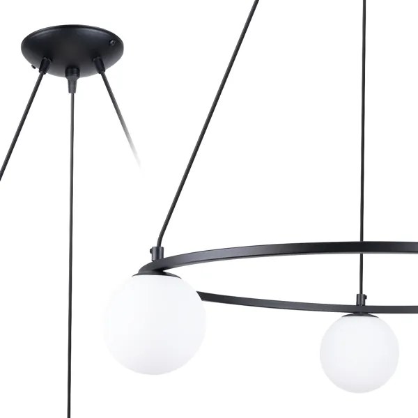 Sollux SL.1213 - Luster na lanku YOLI 3xG9/8W/230V čierna