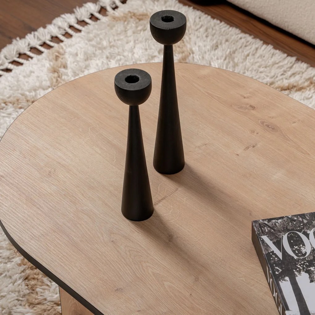 Konferenčný stolík Sable Sapphire Oak Black