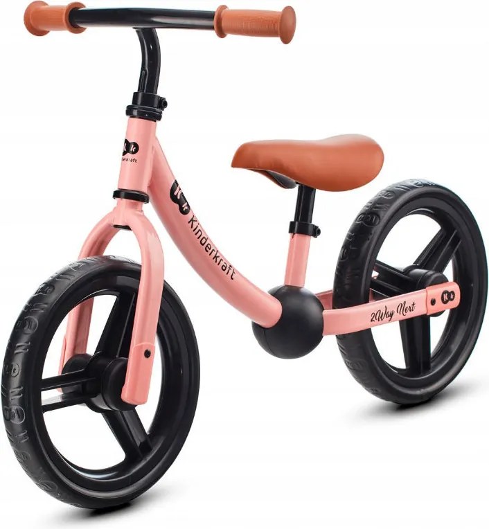 KINDERKRAFT 2WAY NEXT – detský balančný bicykel rose pink | Od 2 rokov