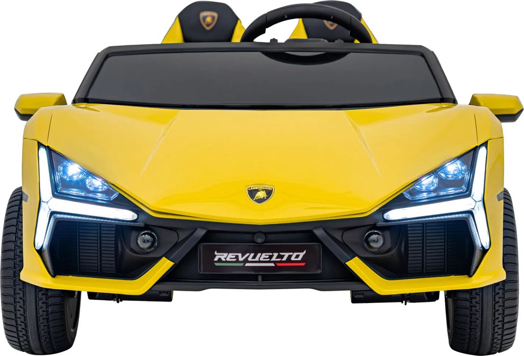 Ramiz Lamborghini Revuelto XL vozidlo Žltá