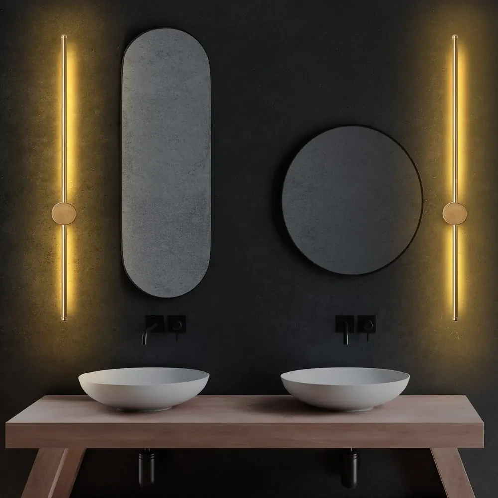 LED nástenné svietidlo v zlatej farbe ø 7 cm Sword – Opviq lights