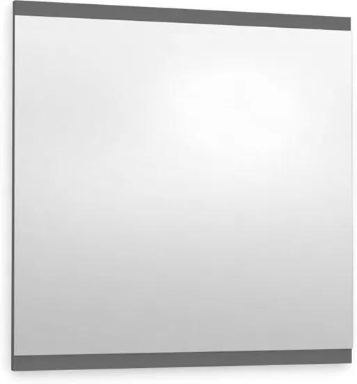 DREVONA Zrkadlo do kúpeľne 60x60 šedé grafit REA REST 7