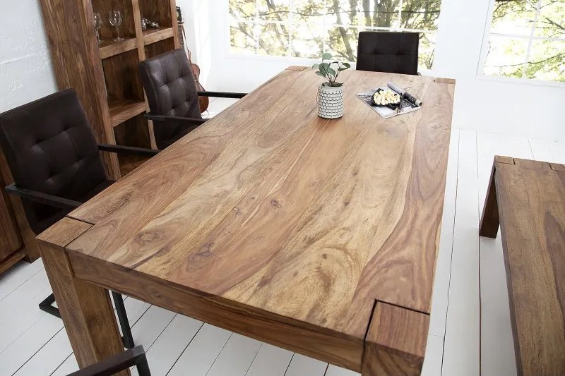 Jedálenský stôl Makassar 200cm z masívného dreva