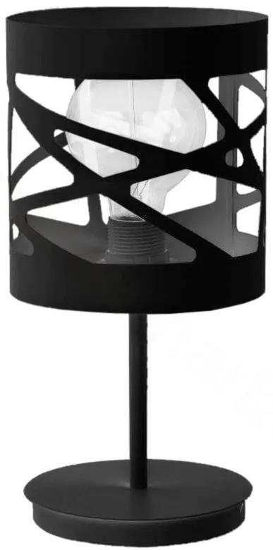 SIGMA Moderná stolná lampa MODUL FREZ, 1xE27, 60W, čierna