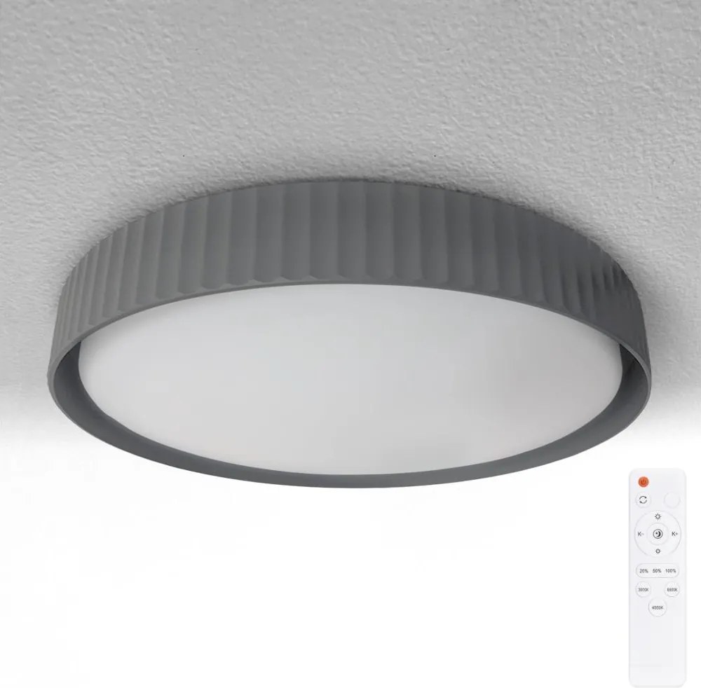 Brilagi - LED Stmievateľné stropné svietidlo LUCIA LED/48W/230V pr. 41 cm šedé+DO