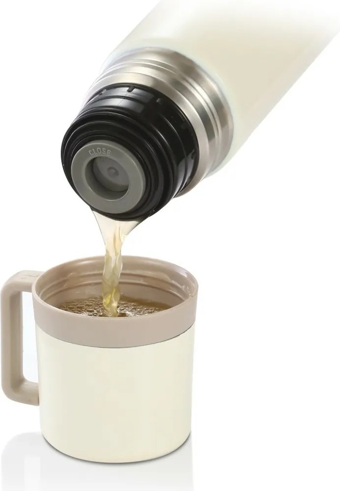 Tescoma Termoska s hrnčekom CONSTANT CREAM 1,0 l, nerez , 1 l