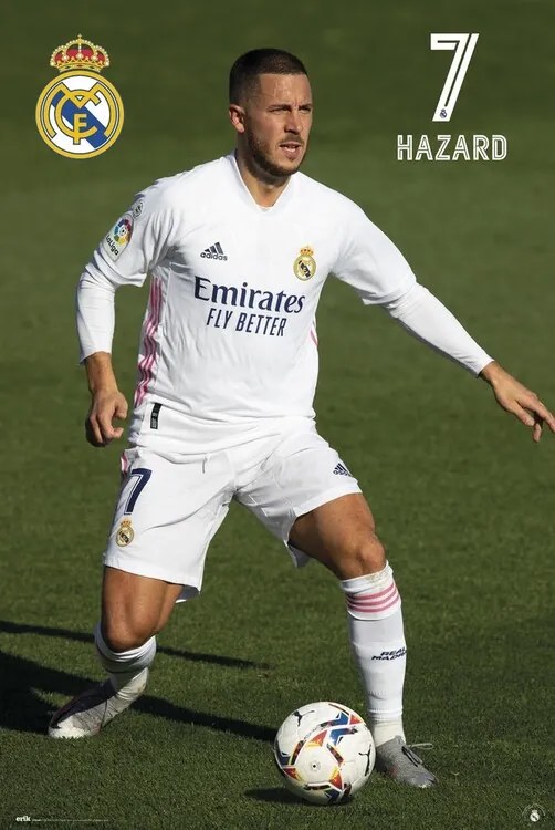 Plagát, Obraz - Real Madrid - Hazard 2020/2021