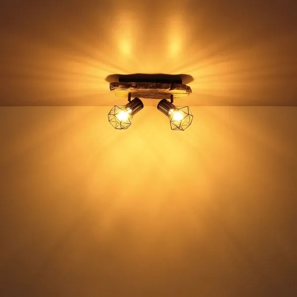 Globo 54017W-2 - Bodové svietidlo PRISKA 2xE27/60W/230V