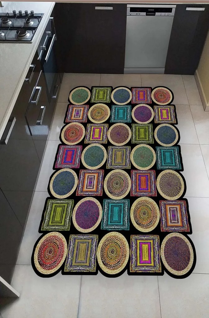 Koberec Tic Tac Toe 60x100 cm viacfarebný