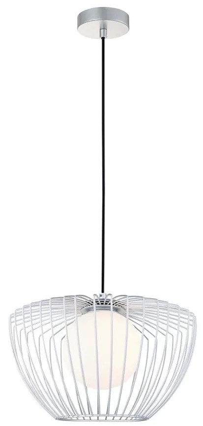 Klausen 111026 - Luster na lanku FORMAL 1xG9/4W/230V strieborná