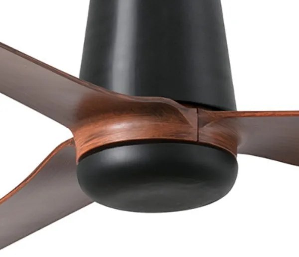 FARO 33831 - Stropný ventilátor PUNT TUB M hnedá/čierna pr. 130 cm + DO