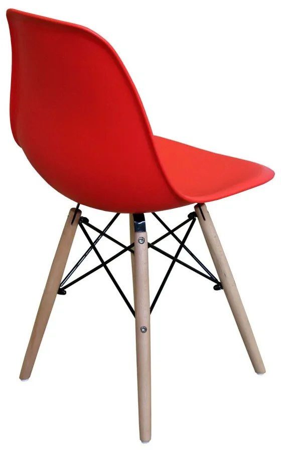 Jedálenská stolička TALCA — červená