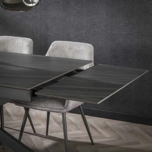 Rozkladací jedálenský stôl 45-29 160/240x90cm Ceramic Australian Black - Komfort-nábytok