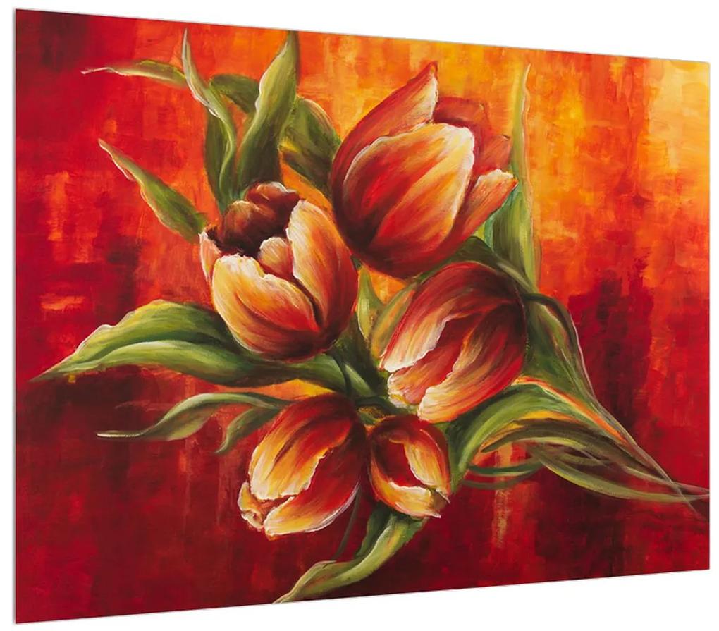 Obraz kvetov tulipánov (K011616K7050)