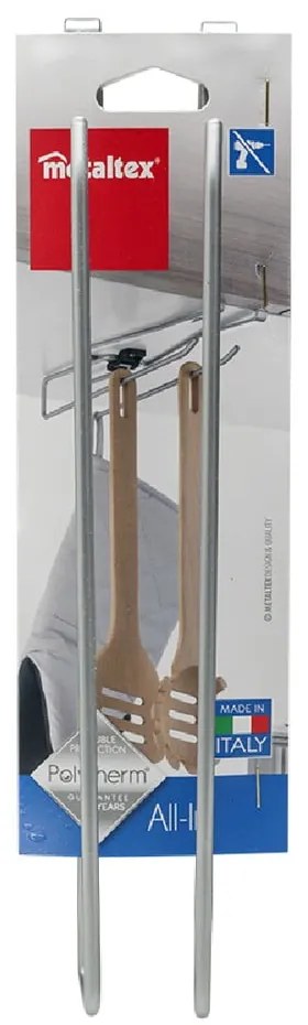 Závesný držiak na hrnčeky, poháriky či kuchynské utierky Metaltex, dĺžka 8 cm