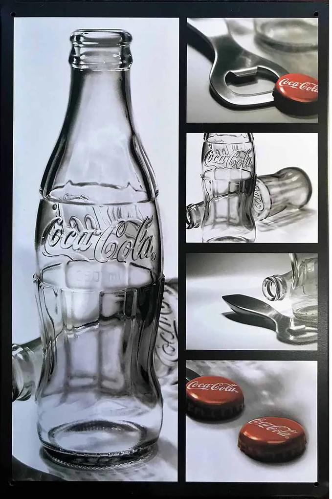 Ceduľa Coca Cola Fľaša 30cm x 20cm Plechová tabuľa