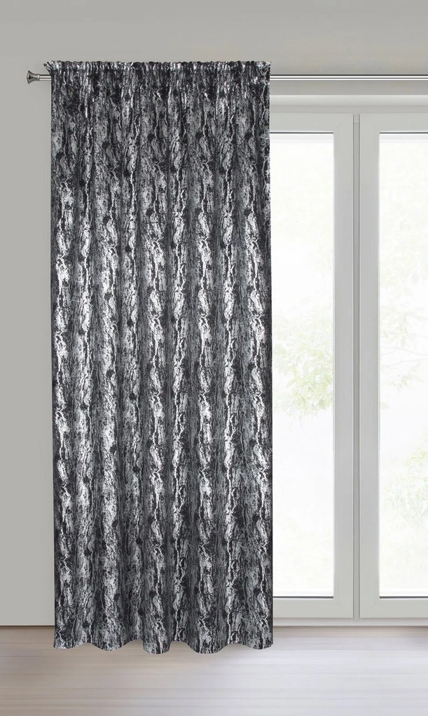 ZATEMŇOVACÍ ZÁVES NA PÁSKE ELISE 140X270 CM ČIERNA