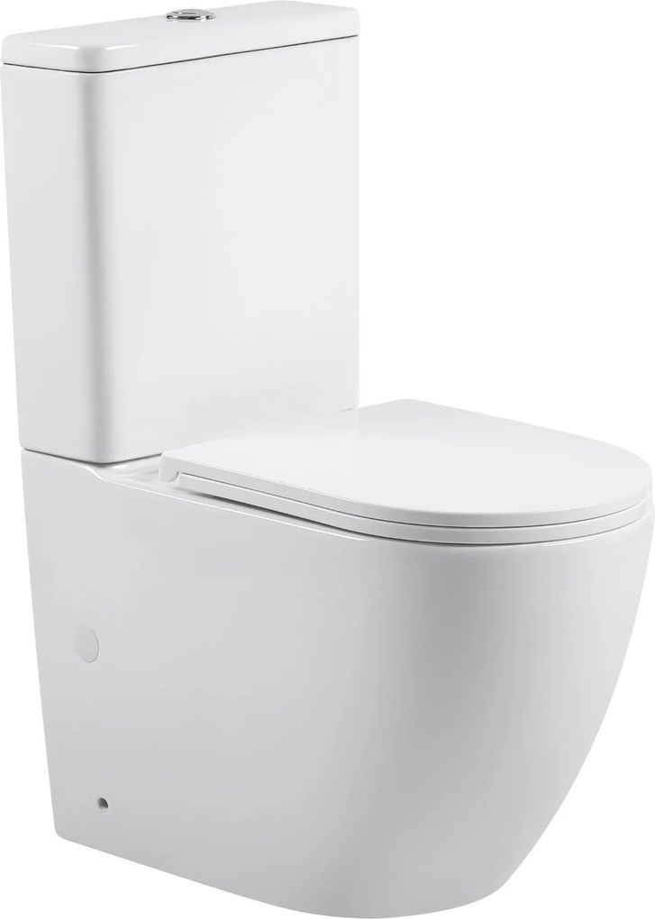 Erga Siena, WC kombi misa 620x365x820 mm, Rimless + toaletné sedadlo, biela lesklá, ERG-V03-SIENA-RIM-WH