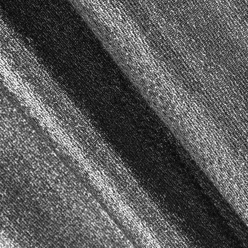 Dekorstudio Žakárový záves GLOSSY v čiernej farbe 140x250cm