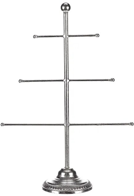 Autronic BONTEC Stojan kovový - na zavesenie ozdôb, strieborný Farba: Biela