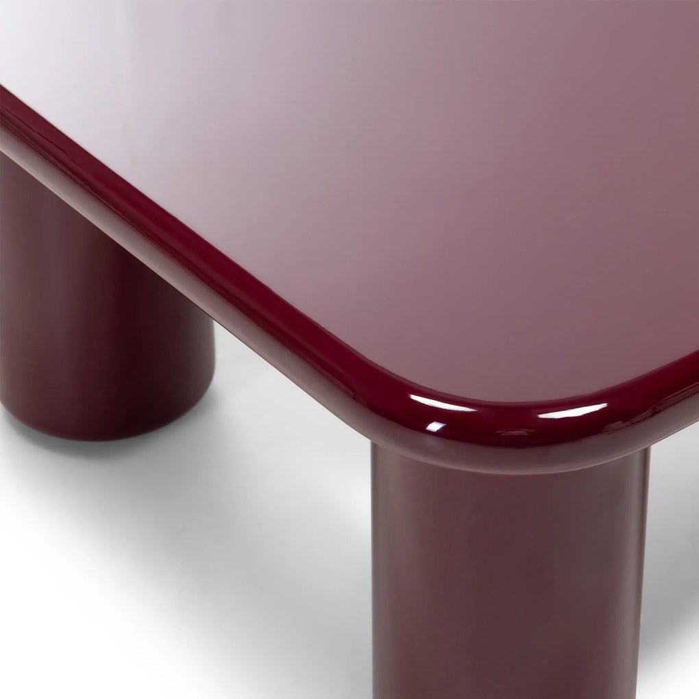 Konferenční stolek Cherry 70 cm vínový/třešňový