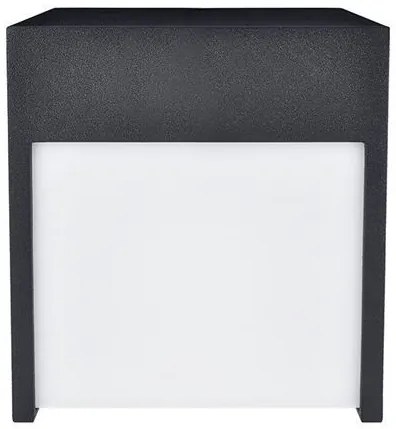 SOLIGHT LED vonkajšie nástenné svietidlo TERNI 12W | 3000K | 560lm | IP44, čierne