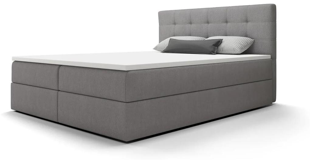 Moderná posteľ s úložným priestorom 160x200 STIG 5 - šedá