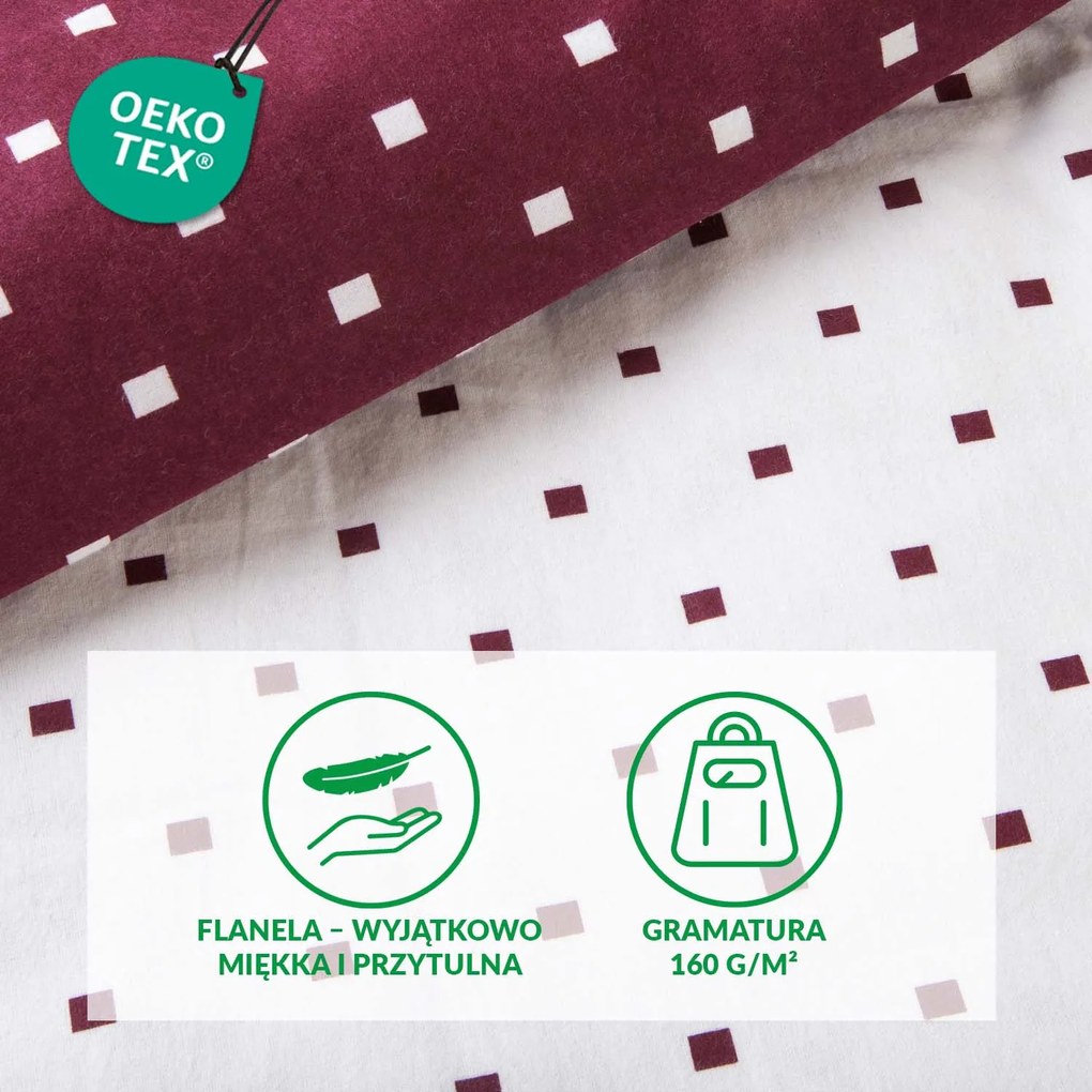 VIANOČNÉ FLANELOVÉ OBLIEČKY FLANELOVE 200X220 CM, 2KS 70X80 CM VZOROVANÉ