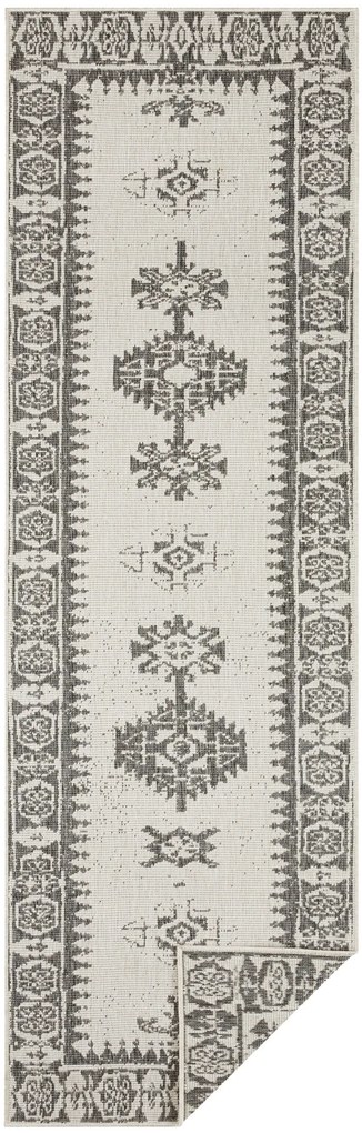 NORTHRUGS - Hanse Home koberce Behúň Twin Supreme 104124 Grey / Cream - 80x250 cm