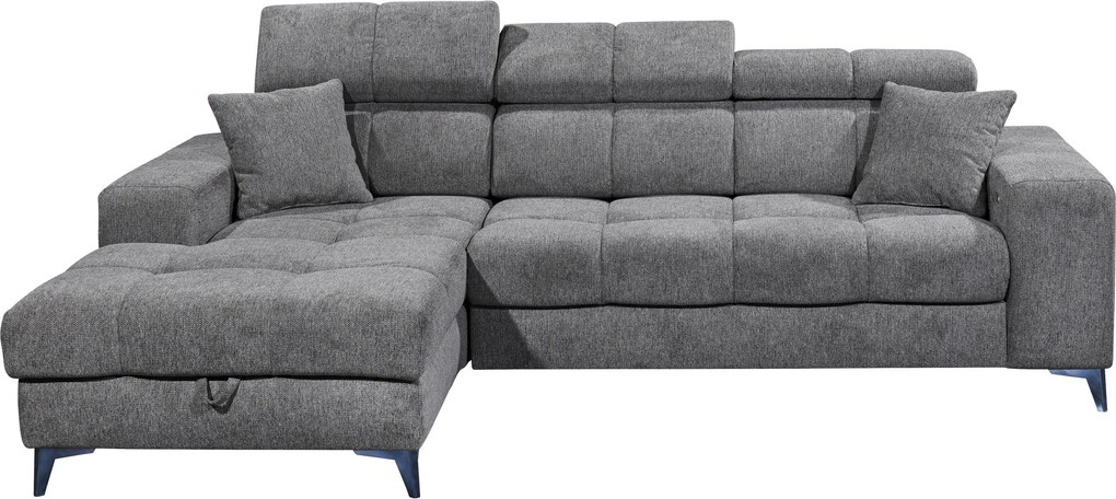 XXXLutz ROHOVÁ SEDAČKA, textil, antracitová MID.YOU - Sedačky - 002220047410
